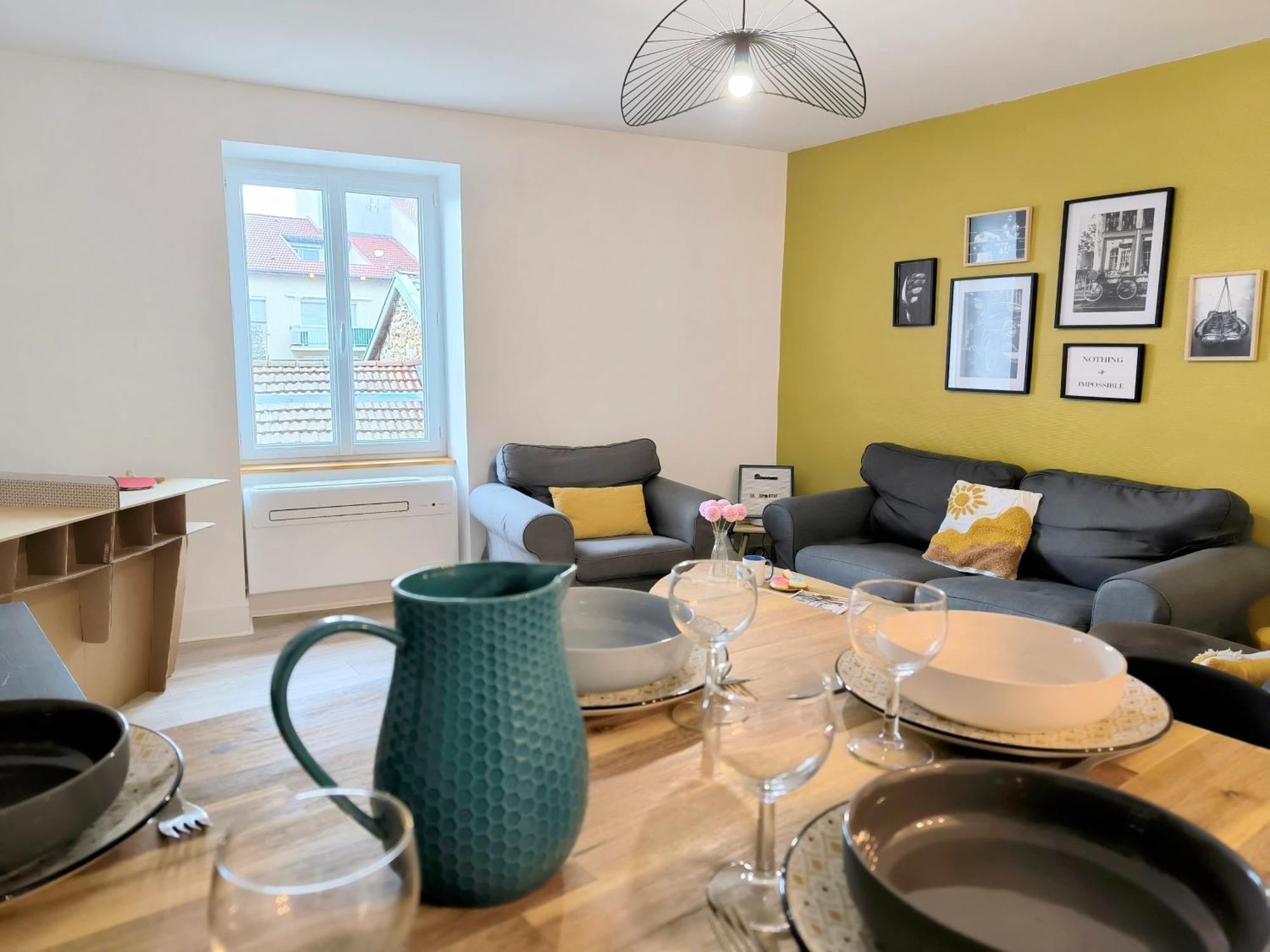 Апартаменты Chez Lulu - 5 Lits- Proche Cnpe - Gare Амберьё-ан-Бюже Экстерьер фото