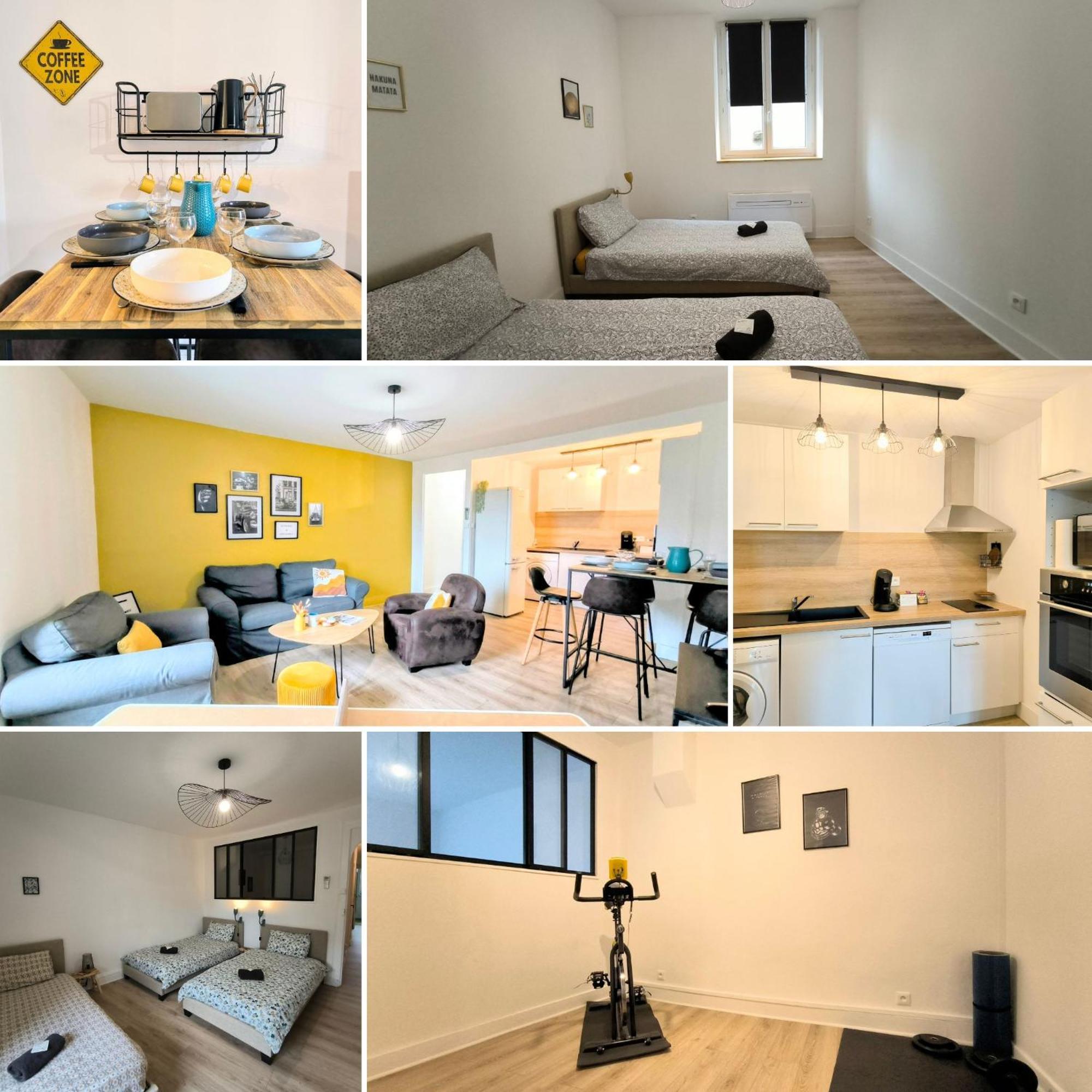 Апартаменты Chez Lulu - 5 Lits- Proche Cnpe - Gare Амберьё-ан-Бюже Экстерьер фото